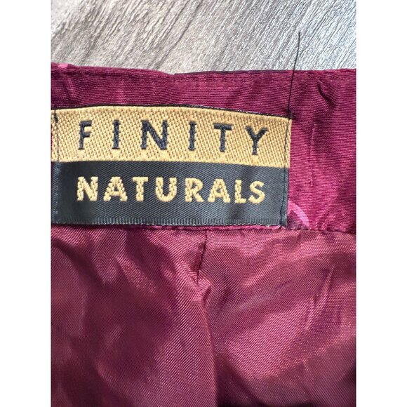 Womens Vtg Finity Naturals 100% Silk Pants Sz 6 Asian Floral feminine zip Y2K - Picture 3 of 16
